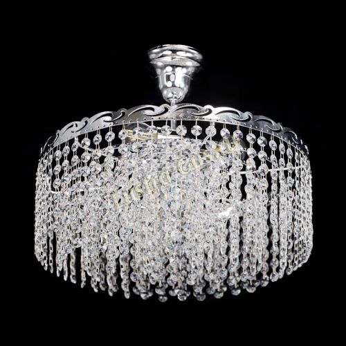 Люстра Диана капель с подвесом в Магнитогорске Гусь Хрустальный