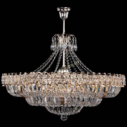 Люстра Двойное кольцо пластинка с подвесом (оптиконы) в Магнитогорске Гусь Хрустальный