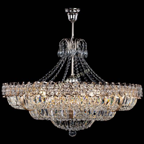 Люстра Двойное кольцо пластинка с подвесом (оптиконы) в Магнитогорске Гусь Хрустальный