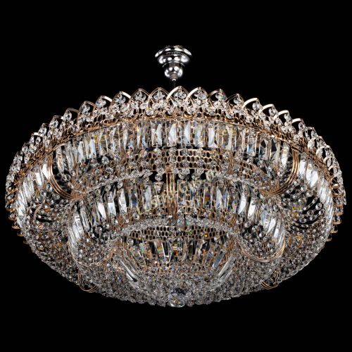 Люстра Двойное кольцо пластинка с подвесом (оптиконы) в Магнитогорске Гусь Хрустальный