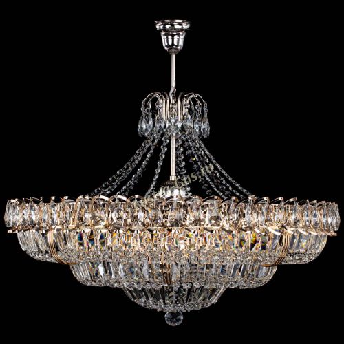 Люстра Двойное кольцо пластинка с подвесом в Магнитогорске Гусь Хрустальный