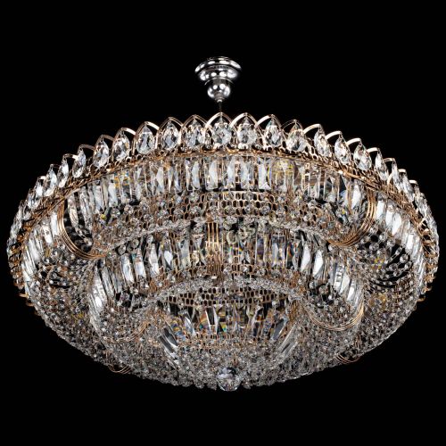 Люстра Двойное кольцо пластинка с подвесом в Магнитогорске Гусь Хрустальный