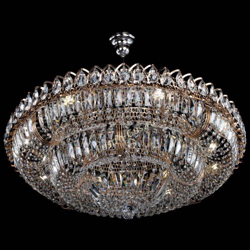 Люстра Двойное кольцо пластинка с подвесом в Магнитогорске Гусь Хрустальный