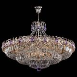 Люстра Двойное кольцо пластинка с подвесом Фиолетовая в Магнитогорске Люстра Двойное кольцо пластинка с подвесом Фиолетовая в Магнитогорске