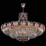 Люстра Двойное кольцо пластинка с подвесом Красная в Магнитогорске Люстра Двойное кольцо пластинка с подвесом Красная в Магнитогорске