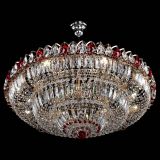 Люстра Двойное кольцо пластинка с подвесом Красная в Магнитогорске Люстра Двойное кольцо пластинка с подвесом Красная в Магнитогорске