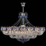 Люстра Двойное кольцо пластинка с подвесом Синяя в Магнитогорске Люстра Двойное кольцо пластинка с подвесом Синяя в Магнитогорске