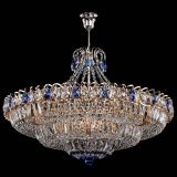 Люстра Двойное кольцо пластинка с подвесом Синяя в Магнитогорске Люстра Двойное кольцо пластинка с подвесом Синяя в Магнитогорске