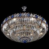 Люстра Двойное кольцо пластинка с подвесом Синяя в Магнитогорске Люстра Двойное кольцо пластинка с подвесом Синяя в Магнитогорске