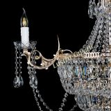 Люстра Элиза, 8 ламп, цвет - золото, Люстры Гусь Хрустальный Люстра Элиза, 8 ламп, цвет - золото, Люстры Гусь Хрустальный