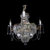 Люстра Элиза, 8 ламп, цвет - золото, Люстры Гусь Хрустальный Люстра Элиза, 8 ламп, цвет - золото, Люстры Гусь Хрустальный