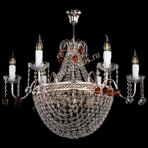 Люстра Елизавета №11 Венеция чайная в Магнитогорске Гусь Хрустальный