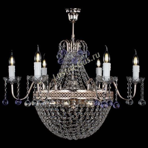 Люстра Елизавета №11 Венеция фиолетовая в Магнитогорске Гусь Хрустальный