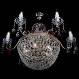 Люстра Елизавета №11 Венеция красная в Магнитогорске