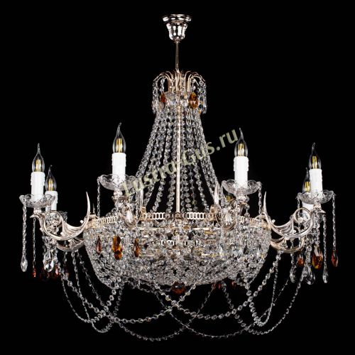 Люстра Елизавета №13 чайная в Магнитогорске Гусь Хрустальный