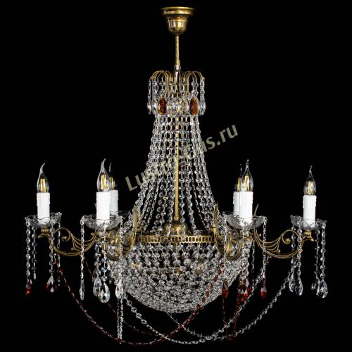 Люстра Елизавета малая №9 под бронзу Чайная в Магнитогорске Гусь Хрустальный