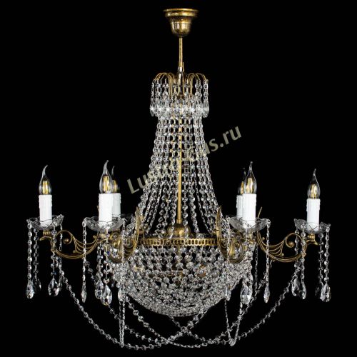 Люстра Елизавета малая №9 под бронзу в Магнитогорске Гусь Хрустальный
