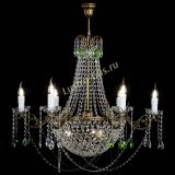 Люстра Елизавета малая №9 под бронзу Зеленая в Магнитогорске