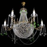 Люстра Елизавета малая №9 под бронзу Зеленая в Магнитогорске