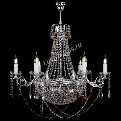 Люстра Елизавета малая №9 чайная в Магнитогорске Гусь Хрустальный
