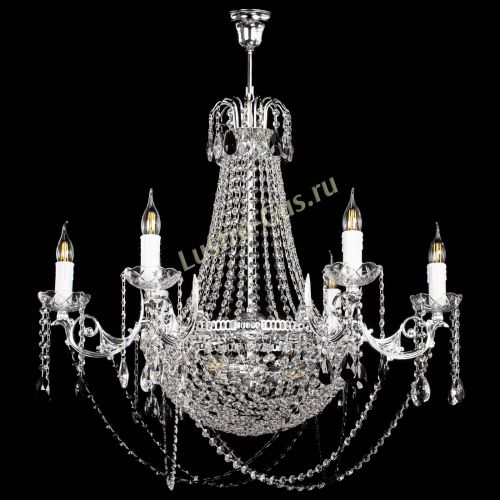 Люстра Елизавета малая №9 черная в Магнитогорске Гусь Хрустальный