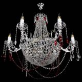 Люстра Елизавета малая №9 красная в Магнитогорске