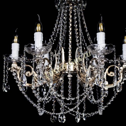 Люстра Елизавета малая (рожки - металл) в Магнитогорске Гусь Хрустальный