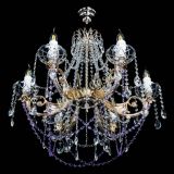 Люстра Елизавета малая Фиолетовая (рожки - металл) в Магнитогорске Люстра Елизавета малая Фиолетовая (рожки - металл) в Магнитогорске