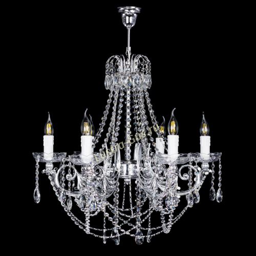 Люстра Елизавета малая (рожки - металл) в Магнитогорске Гусь Хрустальный