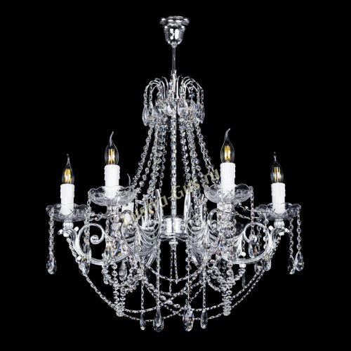 Люстра Елизавета малая (рожки - металл) в Магнитогорске Гусь Хрустальный