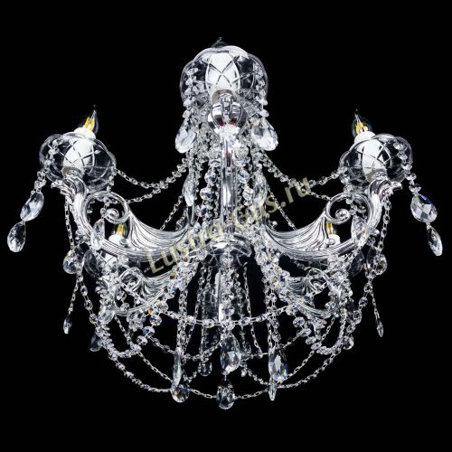 Люстра Елизавета малая (рожки - металл) в Магнитогорске Гусь Хрустальный