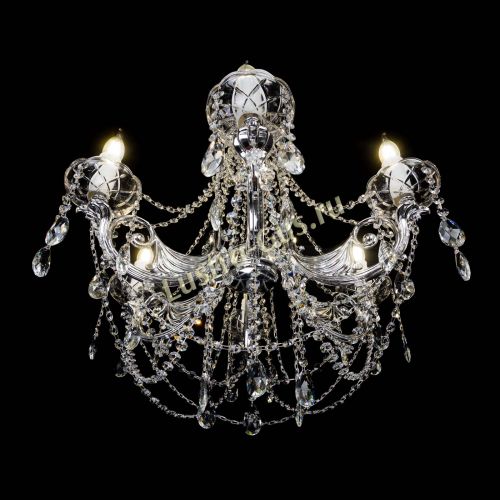 Люстра Елизавета малая (рожки - металл) в Магнитогорске Гусь Хрустальный