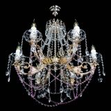 Люстра Елизавета малая Розовая (рожки - металл) в Магнитогорске