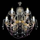 Люстра Елизавета малая Розовая (рожки - металл) в Магнитогорске