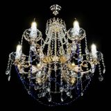 Люстра Елизавета малая Синяя (рожки - металл) в Магнитогорске