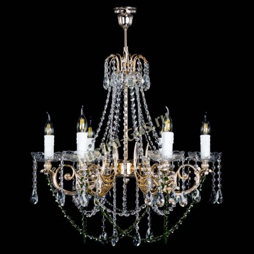 Люстра Елизавета малая Зеленая (рожки - металл) в Магнитогорске Люстра Елизавета малая Зеленая (рожки - металл) в Магнитогорске