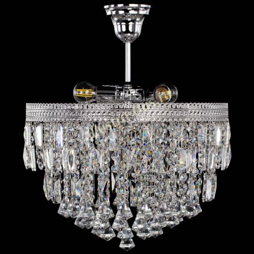 Люстра Флоренция №3 пластинка конус в Магнитогорске Гусь Хрустальный