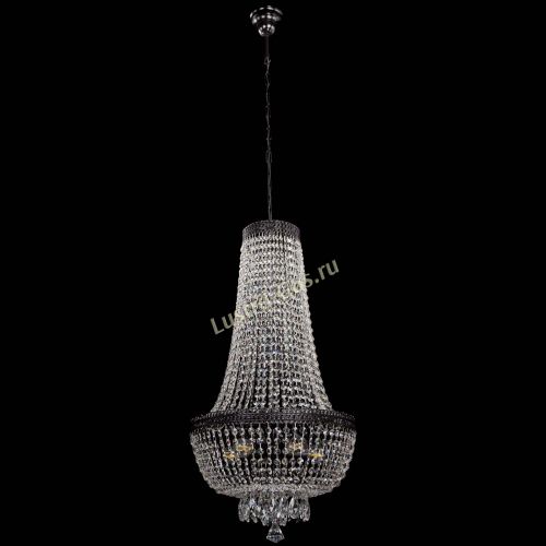 Люстра Флоренция №5 Купол черная удлиненная в Магнитогорске Гусь Хрустальный