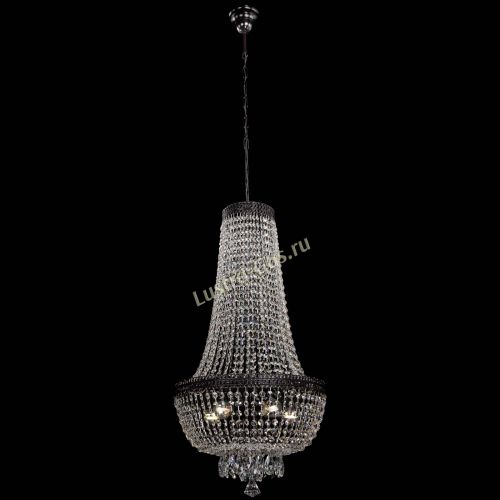 Люстра Флоренция №5 Купол черная удлиненная в Магнитогорске Гусь Хрустальный