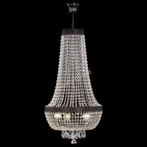 Люстра Флоренция №5 Купол черная в Магнитогорске Гусь Хрустальный