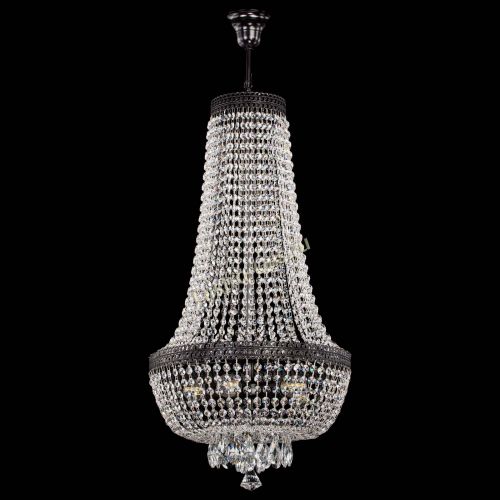 Люстра Флоренция №5 Купол черная в Магнитогорске Гусь Хрустальный