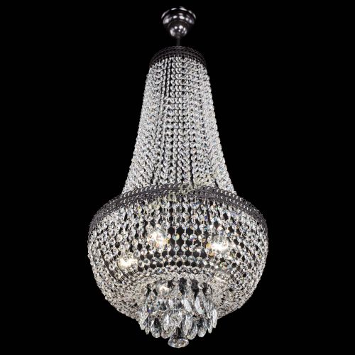 Люстра Флоренция №5 Купол черная в Магнитогорске Гусь Хрустальный