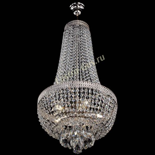 Люстра Флоренция №5 Купол длинный с подвесом в Магнитогорске Гусь Хрустальный