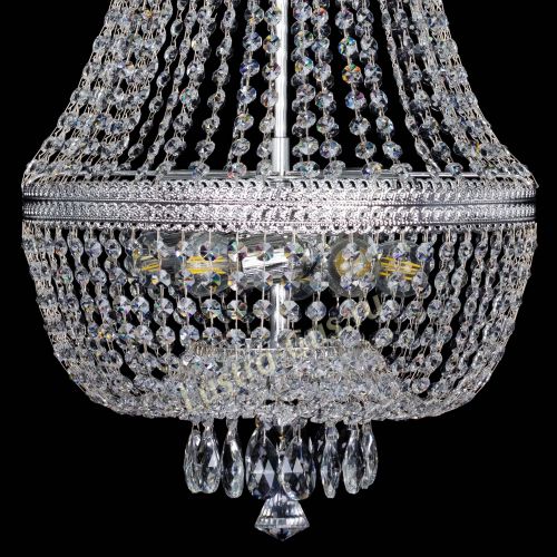 Люстра Флоренция №5 Купол длинный с подвесом в Магнитогорске Гусь Хрустальный