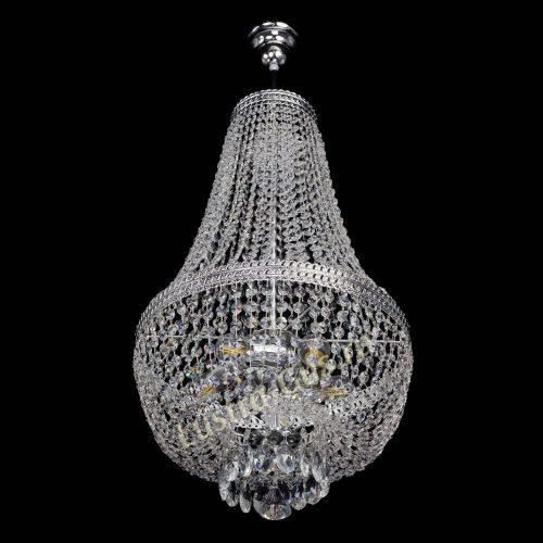 Люстра Флоренция №5 Купол длинный с подвесом в Магнитогорске Гусь Хрустальный