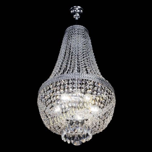 Люстра Флоренция №5 Купол длинный с подвесом в Магнитогорске Гусь Хрустальный