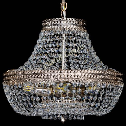 Люстра Флоренция №5 Купол с подвесом в Магнитогорске Гусь Хрустальный