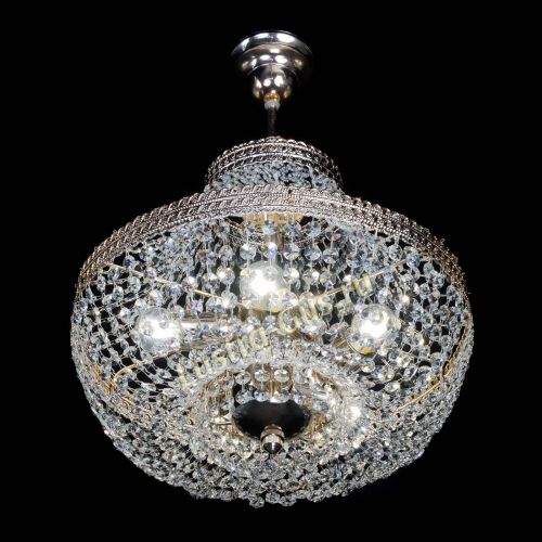 Люстра Флоренция №5 Купол с подвесом в Магнитогорске Гусь Хрустальный