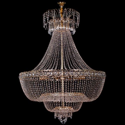 Люстра Капель №2 большая в Магнитогорске Гусь Хрустальный