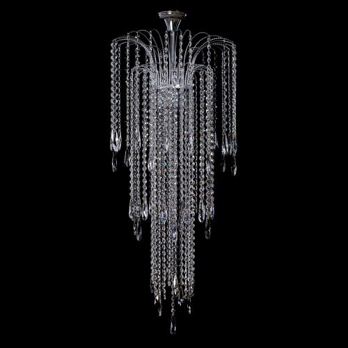 Люстра Каскад №18 с подвесом в Магнитогорске Гусь Хрустальный